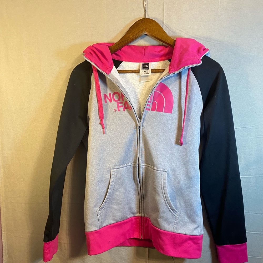 The North Face zip up hoodie